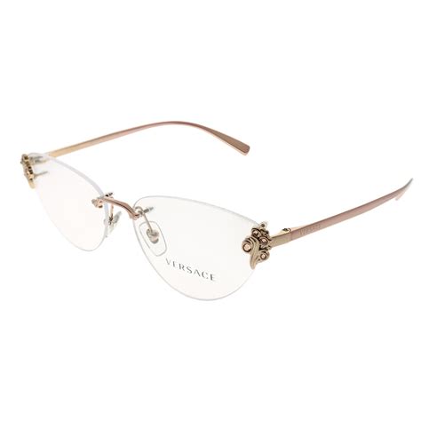 green versace glasses|versace rimless glasses for women.